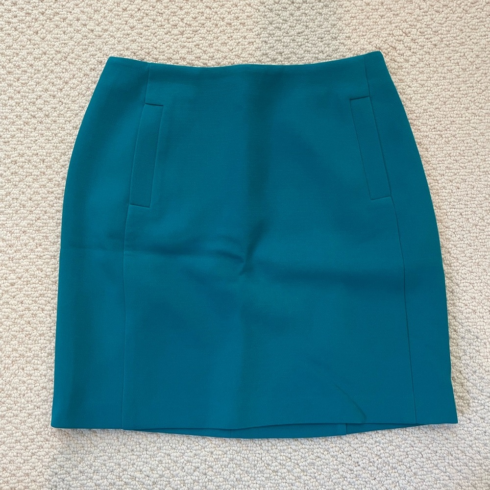 Banana Republic Bright Teal Pencil Skirt